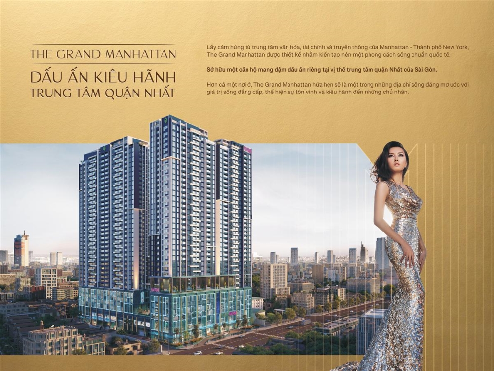 Chương trình mở bán dự án THE GRAND MANHATTAN quận 1 giá siêu hấp dẫn