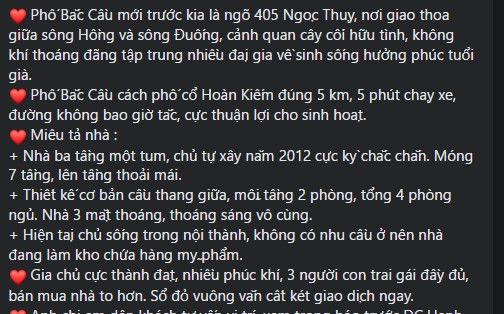 ĐẤT THƯỢNG THANH – ĐỨC GIANG - Ô TÔ ĐỖ CỬA - NGÕ THÔNG MUÔN HƯỚNG