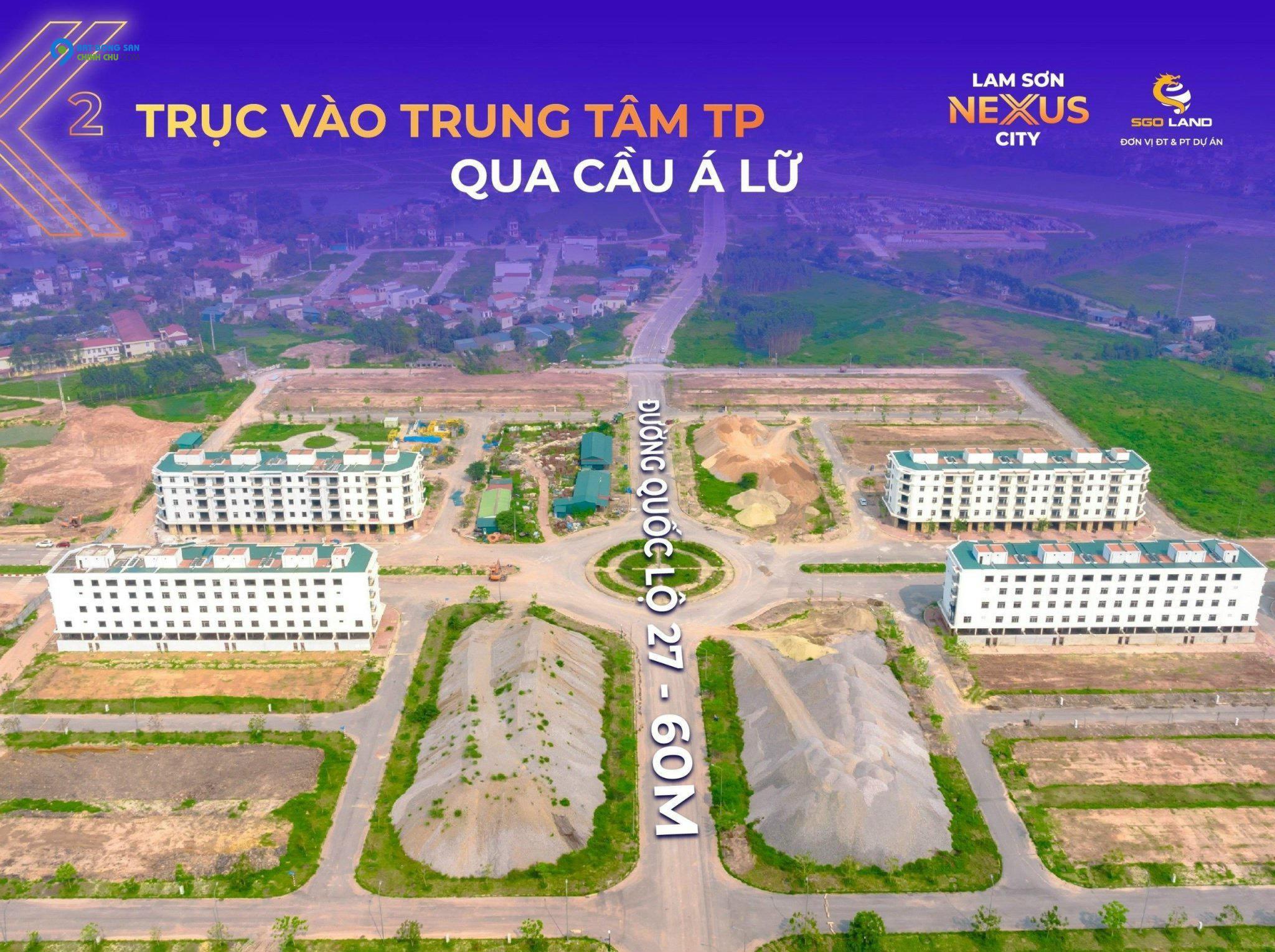 DỰ ÁN LAM SƠN NEXUS CITY - Đất nền trung tâm TP. Bắc Giang