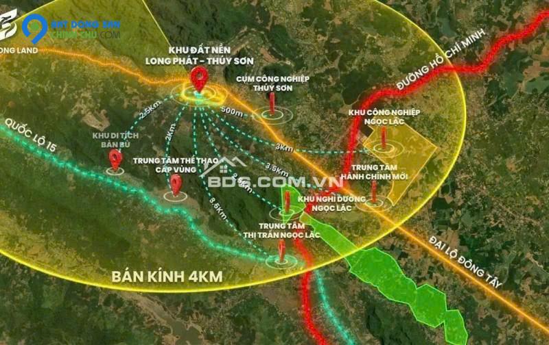 Đất Nền Long Phát – Thúy Sơn,Gần Khu Công Nghiệp Sang Tên Ngay, Giá Cực Tốt Chỉ Từ 1tr/M2