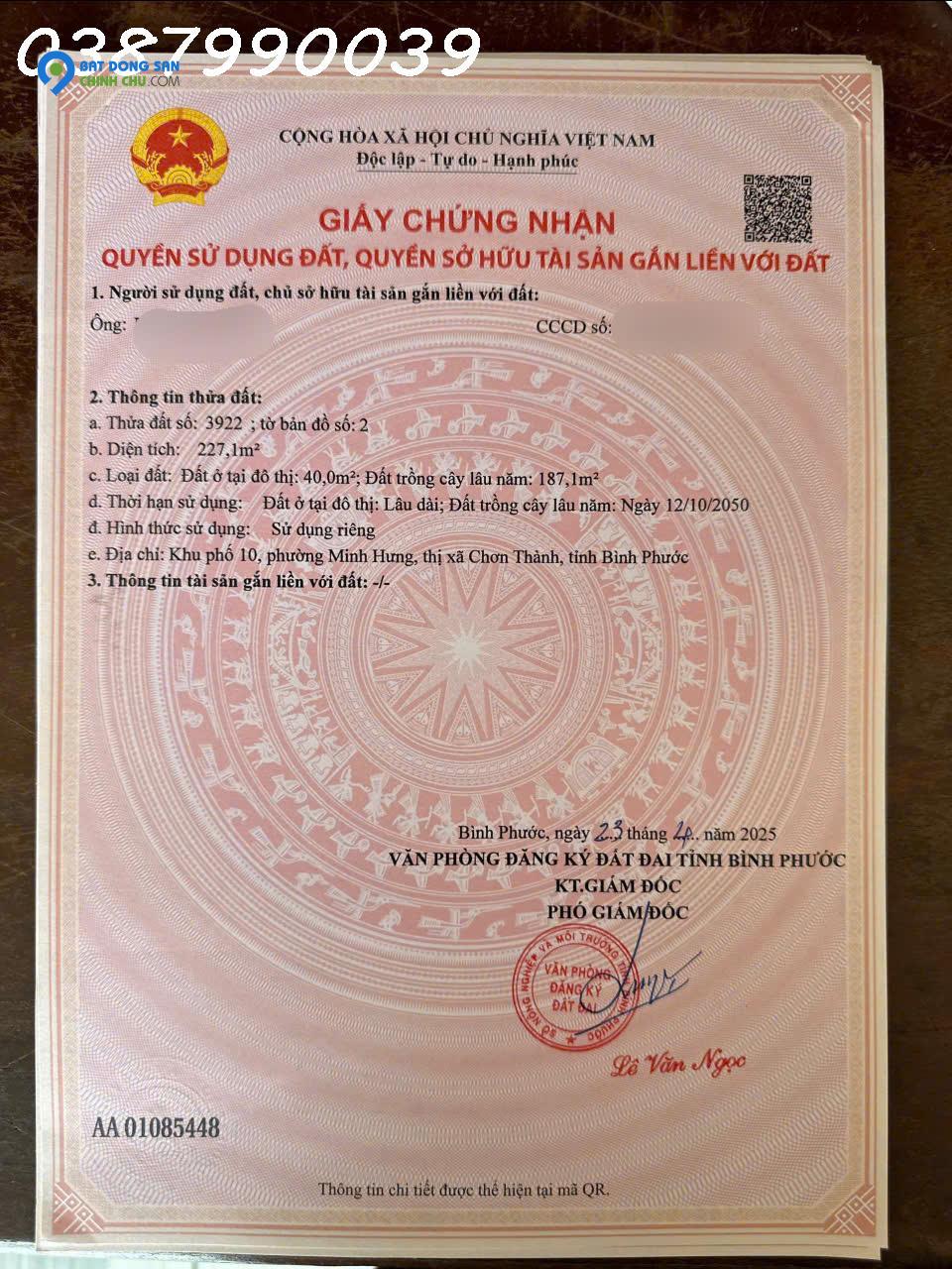 Đất dân sổ sẵn ngay khu dân cư ĐẠI NAM giá chỉ 390tr