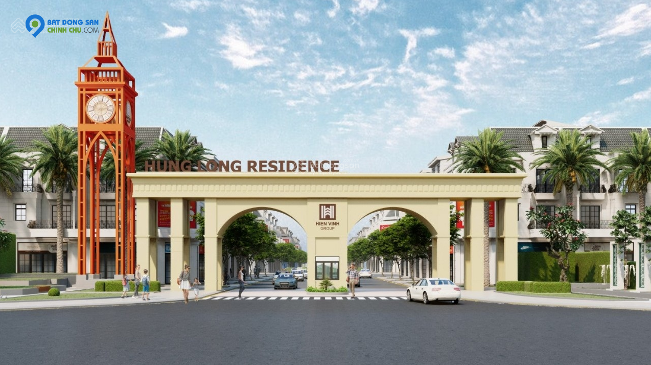 Đất nền dự án Hưng Long Residence, 1,3 tỷ, 95m2 tại Tỉnh lộ 822, Đức Hòa, Long An