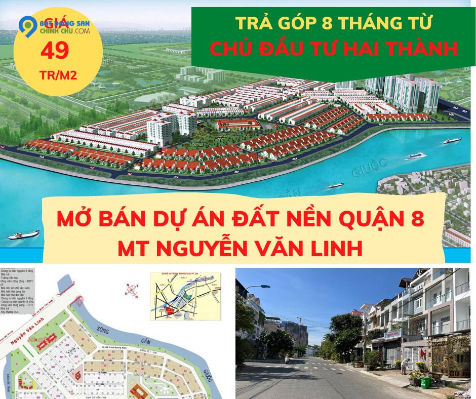 Đất nền sổ đỏ của CĐT HAI THÀNH chỉ 48 nền liền kề Phú Mỹ Hưng  và AEON Mall