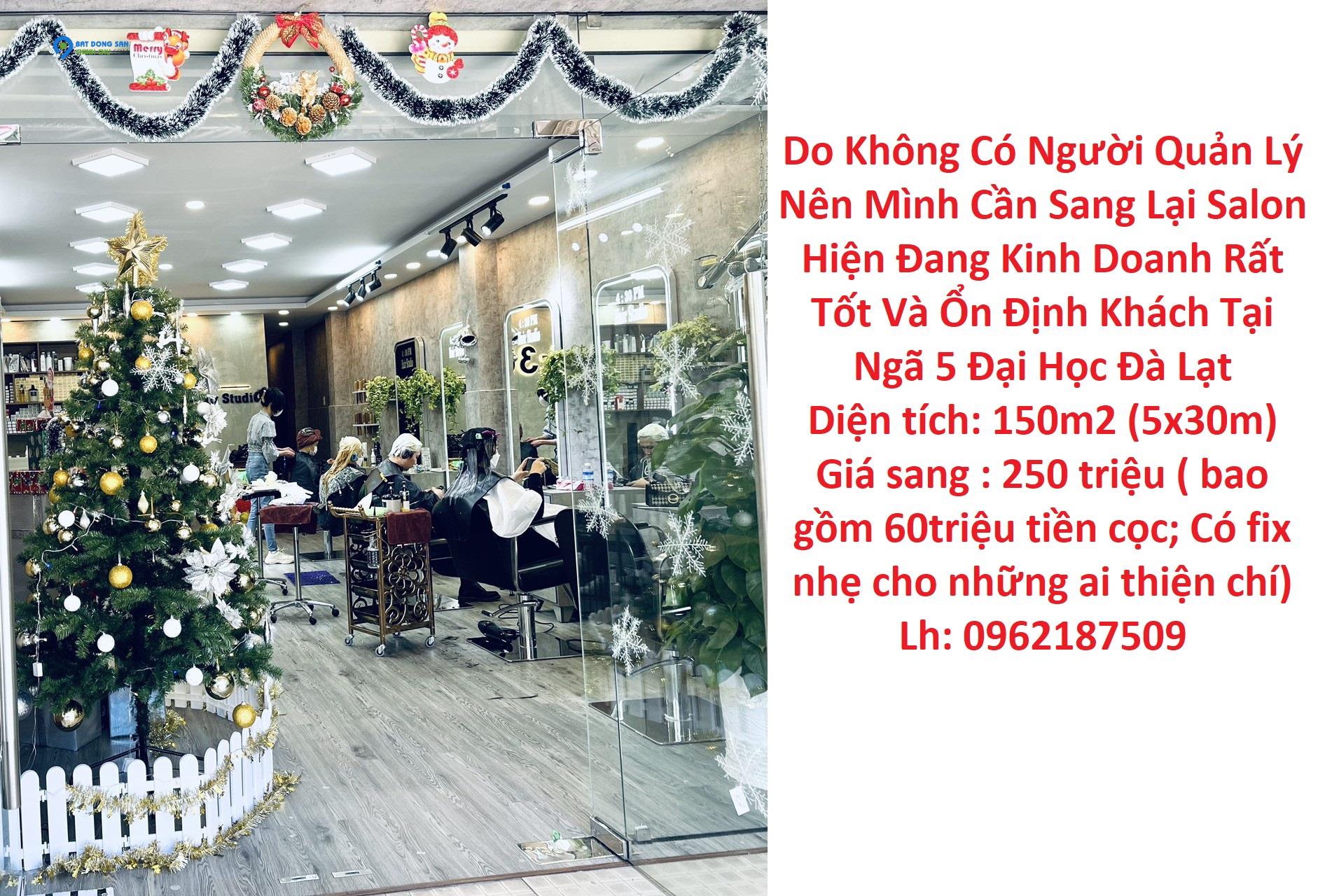 Do Không Có Người Quản Lý Nên Mình Cần Sang Lại Salon