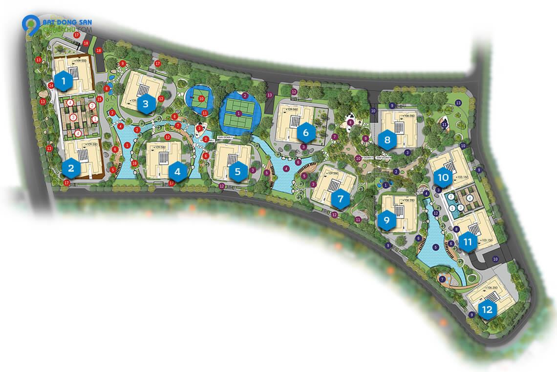 Dự Án hiếm hoi 3 mặt giáp sông trung tâm quận 2 The Prive kế bên Global city giá siêu tốt