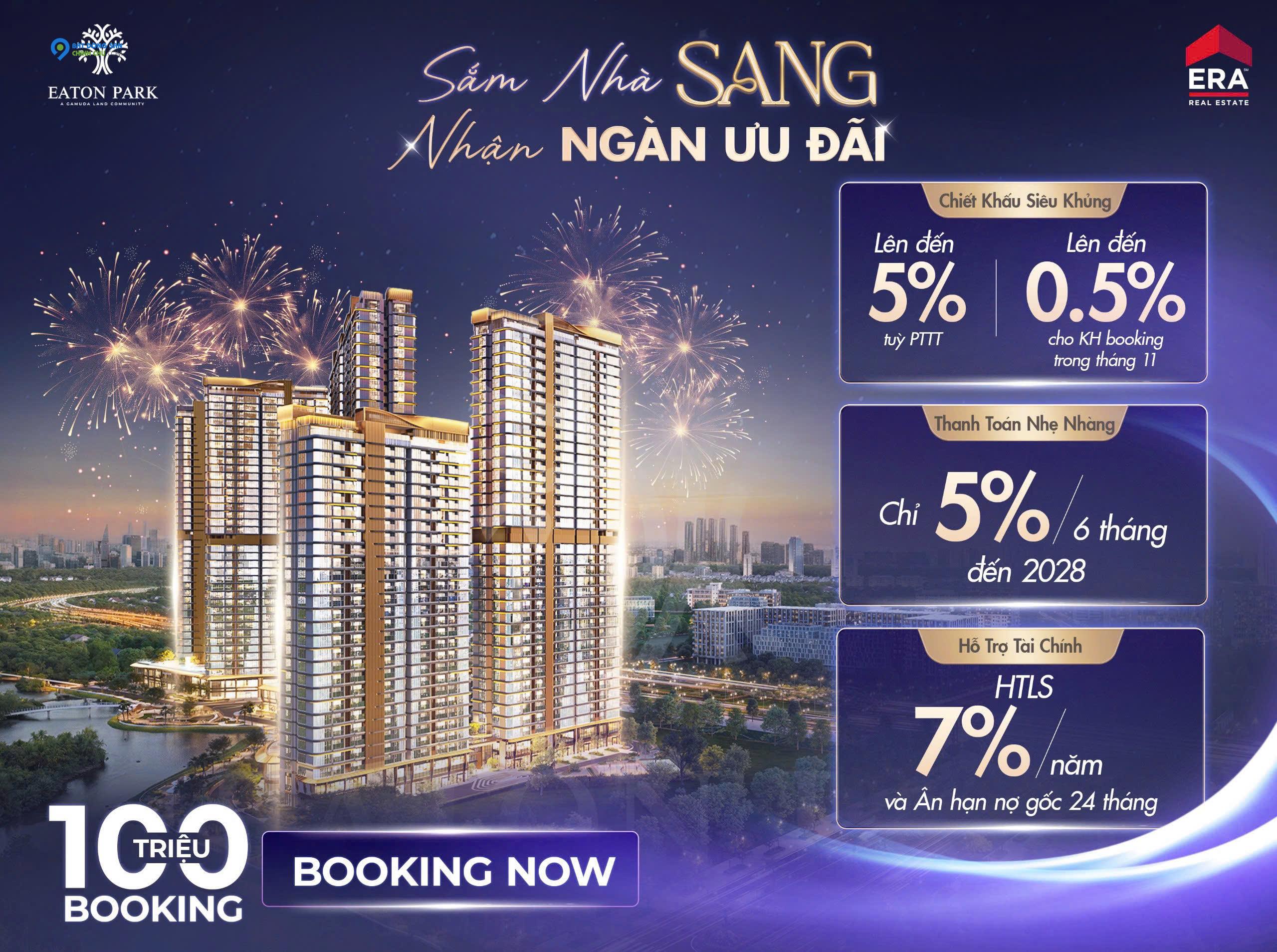 Eatonpark Gamudaland Nhận booking Giai Đoạn 2 mở bán tháng 11/2024