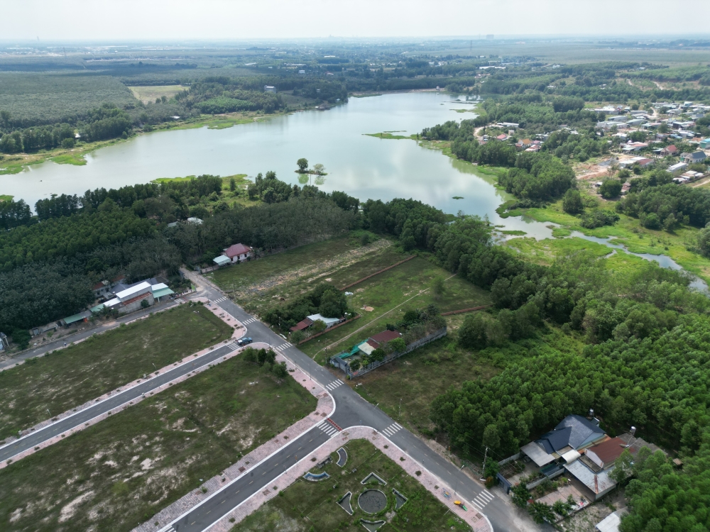 Em chính chủ bán đất nền Long Thành, dự án duy nhất có sổ, view hồ thoáng mát