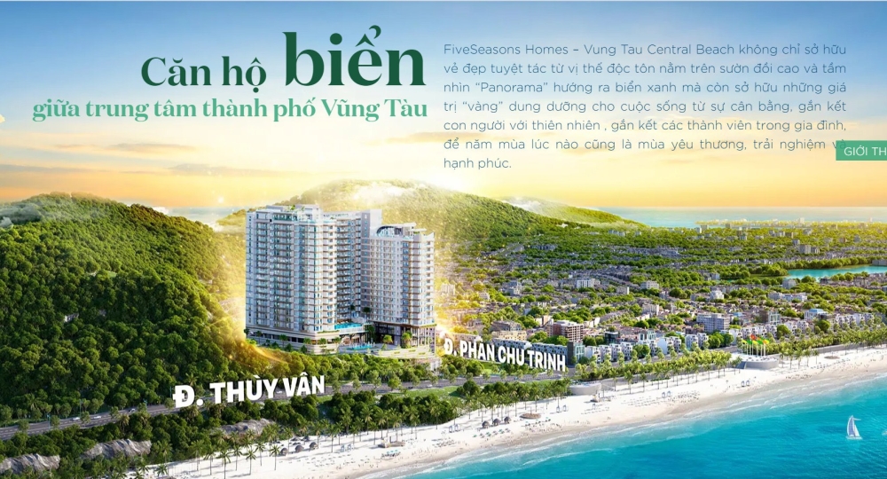 Fiveseasons Homes Central Beach  suất ngoại giao Liên hệ : 0901325595