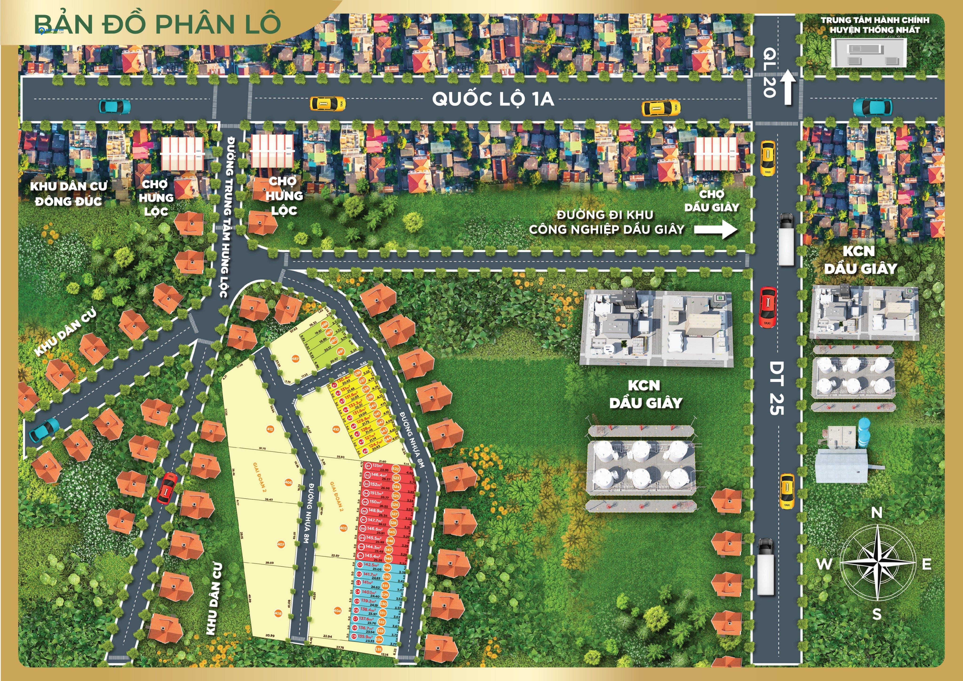 GIẢM GIÁ BÁN NHANH 5 LÔ ĐẤT TẠI THỐNG NHẤT, ĐỒNG NAI