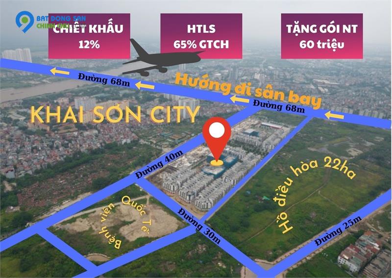 Khai Sơn - City dự án chung cư cao cấp bậc nhất quận Quận Long Biên chỉ 42tr/m2 chiết khấu lên đến 12%