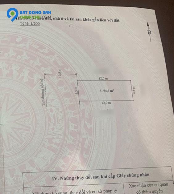 LÔ ĐẤT ĐẸP VÀ RẺ NHẤT TĐC HỘ PHỤ XI MĂNG ĐỒNG THÁI, AN DƯƠNG