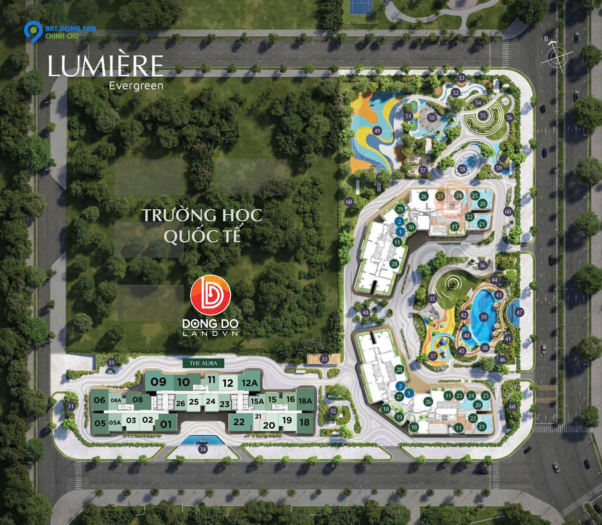 LUMIÈRE Evergreen - Studio A1 - Tầng Thấp Ban Công Đông Nam Chỉ 3,050 TL
