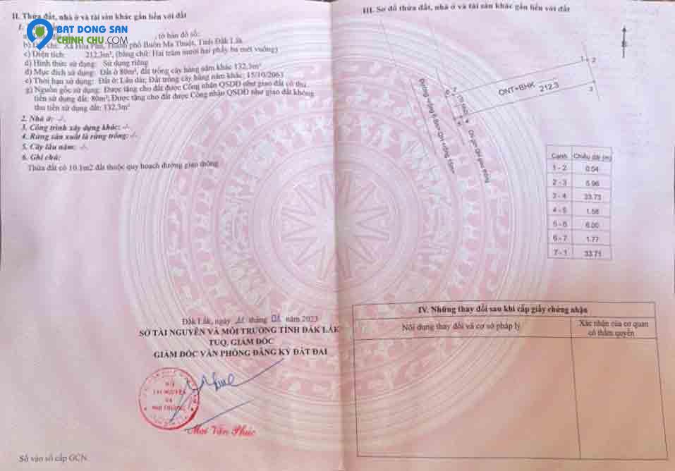 Lô Đất Vị Trí Vàng Gần KCN Hòa Phú- TP. BUÔN MA THUỘT - ĐĂK LĂK - Chỉ 775 Triệu!**