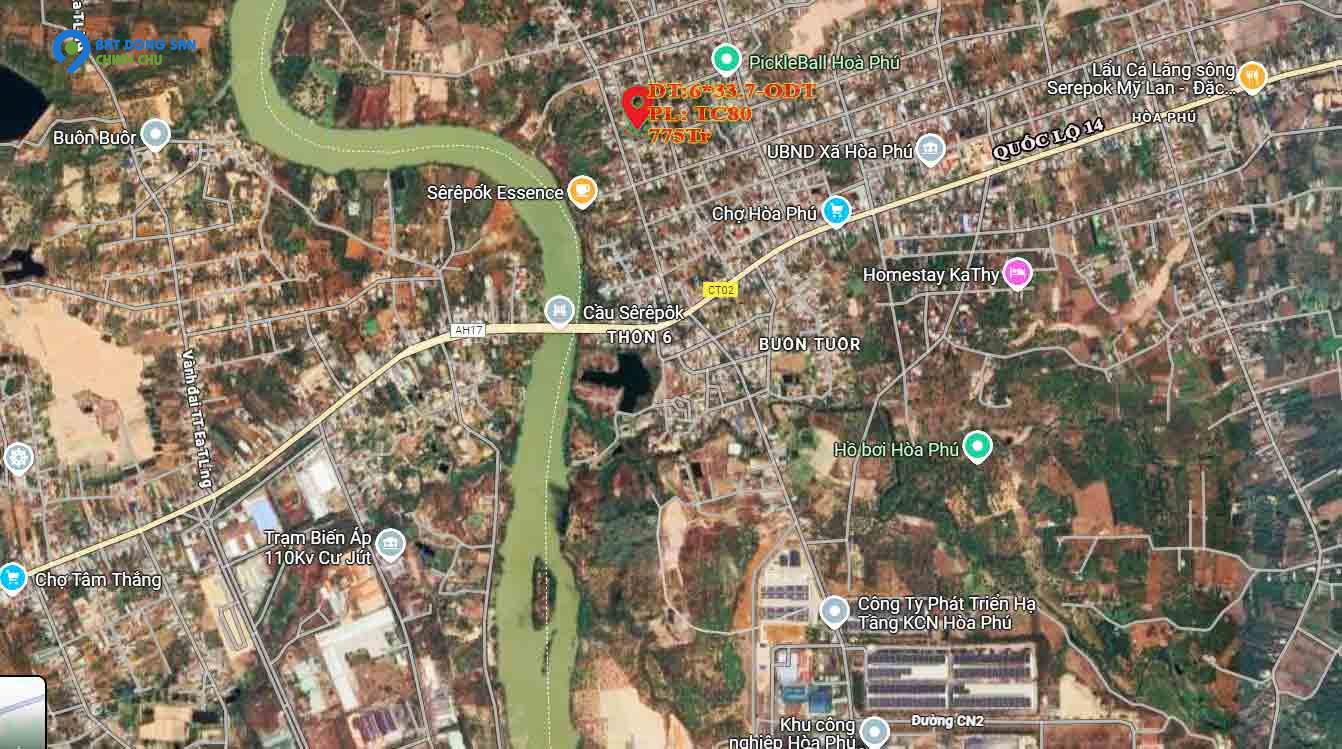Lô Đất Vị Trí Vàng Gần KCN Hòa Phú- TP. BUÔN MA THUỘT - ĐĂK LĂK - Chỉ 775 Triệu!**