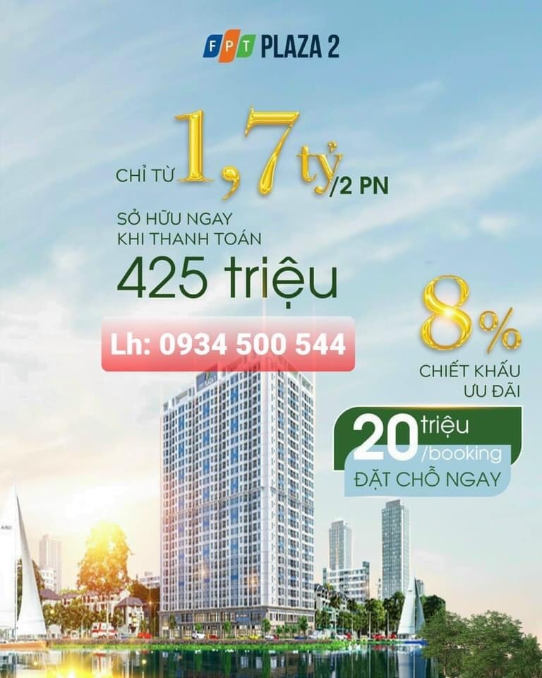 Mở bán giai đoạn 2 tòa nhà FPT PLAZA 2 Đà Nẵng