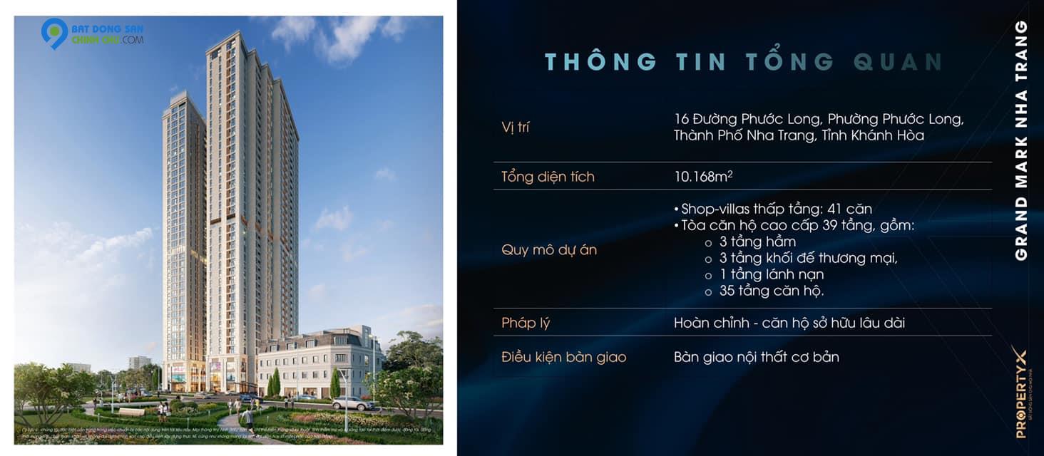 Mở bán giữ chỗ căn hộ Grand Mark Nha Trang Liên hệ : 0901325595