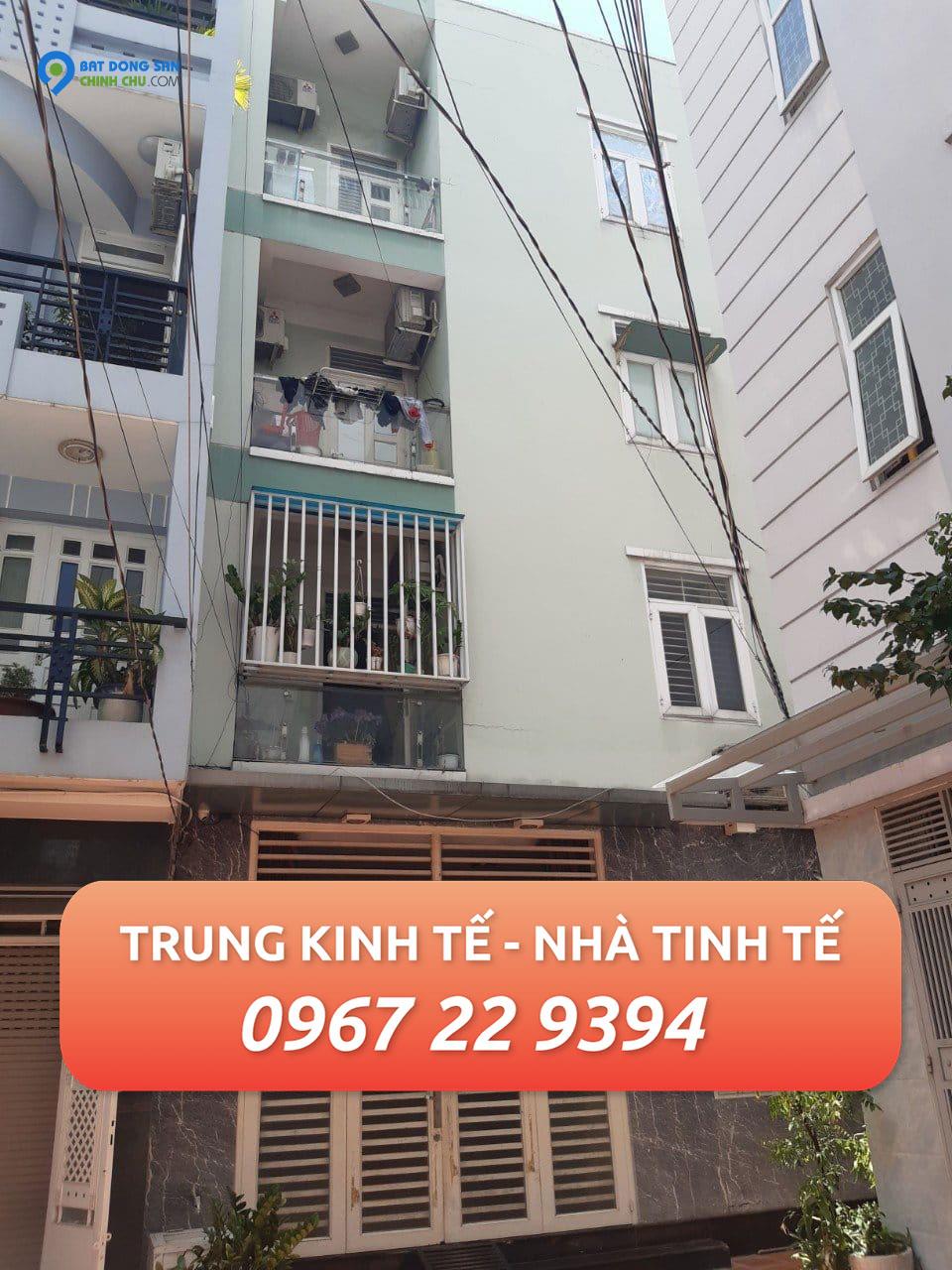 (NGON) Bán Nhà HXH Thống Nhất, Ở + CHO THUÊ, 4T, 14 PN, 6.5 x 20, 0967229394