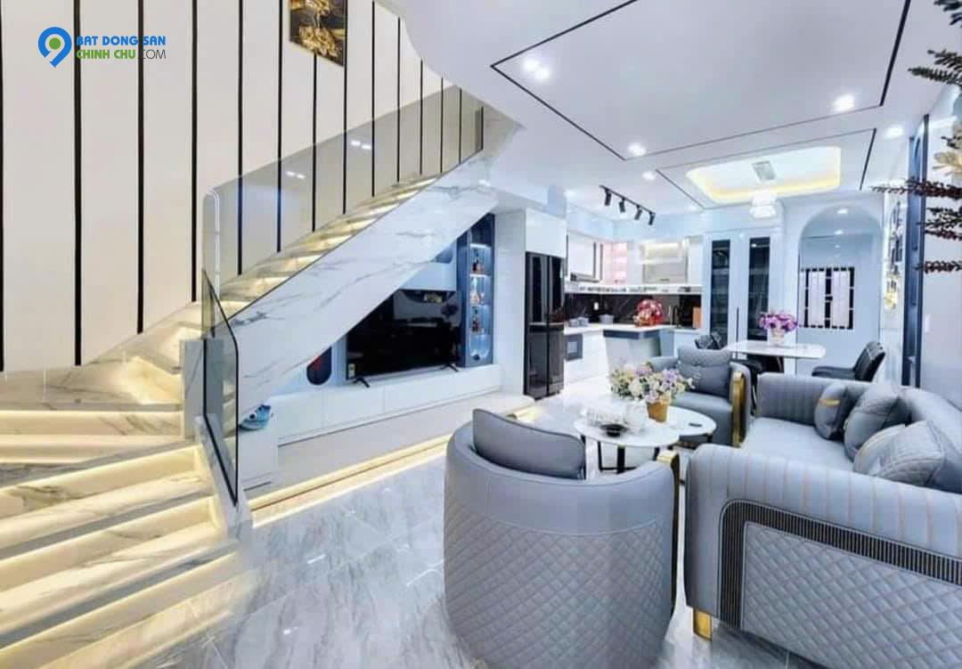 NHÀ BÈ - KHU SÀI GÒN MỚI  -  TẶNG FULL NỘI THẤT - 4 TẦNG - 66M2 - 6TỶ2