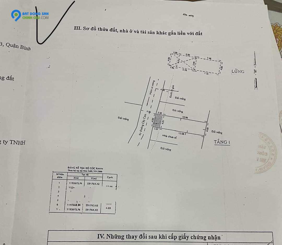 NHÀ BÌNH TÂN - GIÁ TỐT - XE HƠI NGỦ TRONG NHÀ - CÂY CÁM - 4 x15 - 2 TẦNG - 4PN - GIÁ CHỈ 3.6 TỶ.