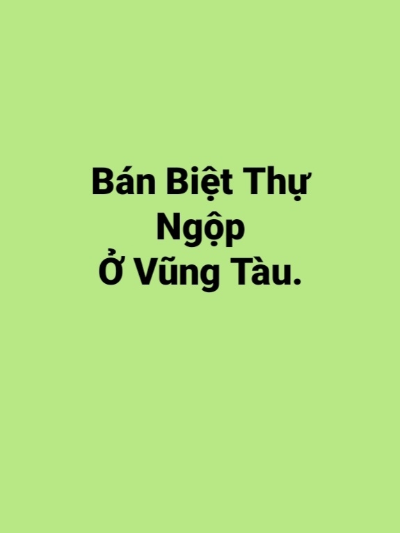 Ngộp Biệt Thự Chưa Qua Đầu Tư, Giá Rẻ Chỉ 120 Triệu/1m2, Xem Ngay.