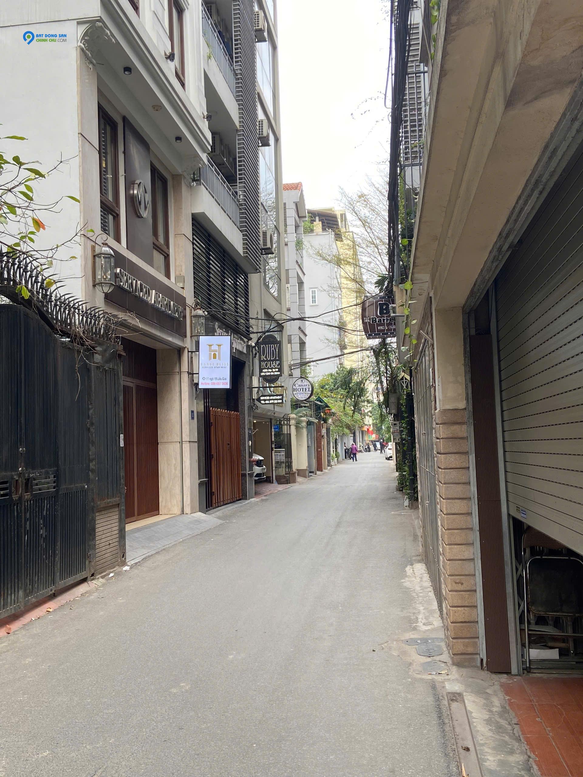 Phân lô ô tô thông phố Liễu Giai, Ba Đình, lô góc, gần phố, 48m2, 5 tầng, mặt tiền 4.6m, 15 tỷ