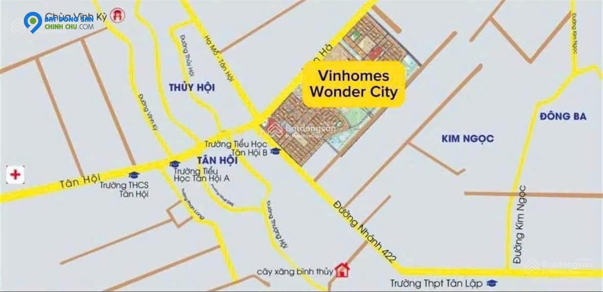 Quỹ căn đẹp nhất, giá chuẩn nhất, chính sách tốt nhất từ cđt Vinhomes Wonder City( Vin Đan Phượng)