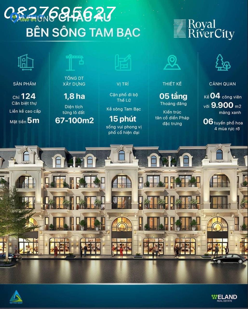 SIÊU PHẨM LÕI TRUNG TÂM TP HẢI PHÒNG - DỰ ÁN ROYAL RIVER CITY - Hiepphung