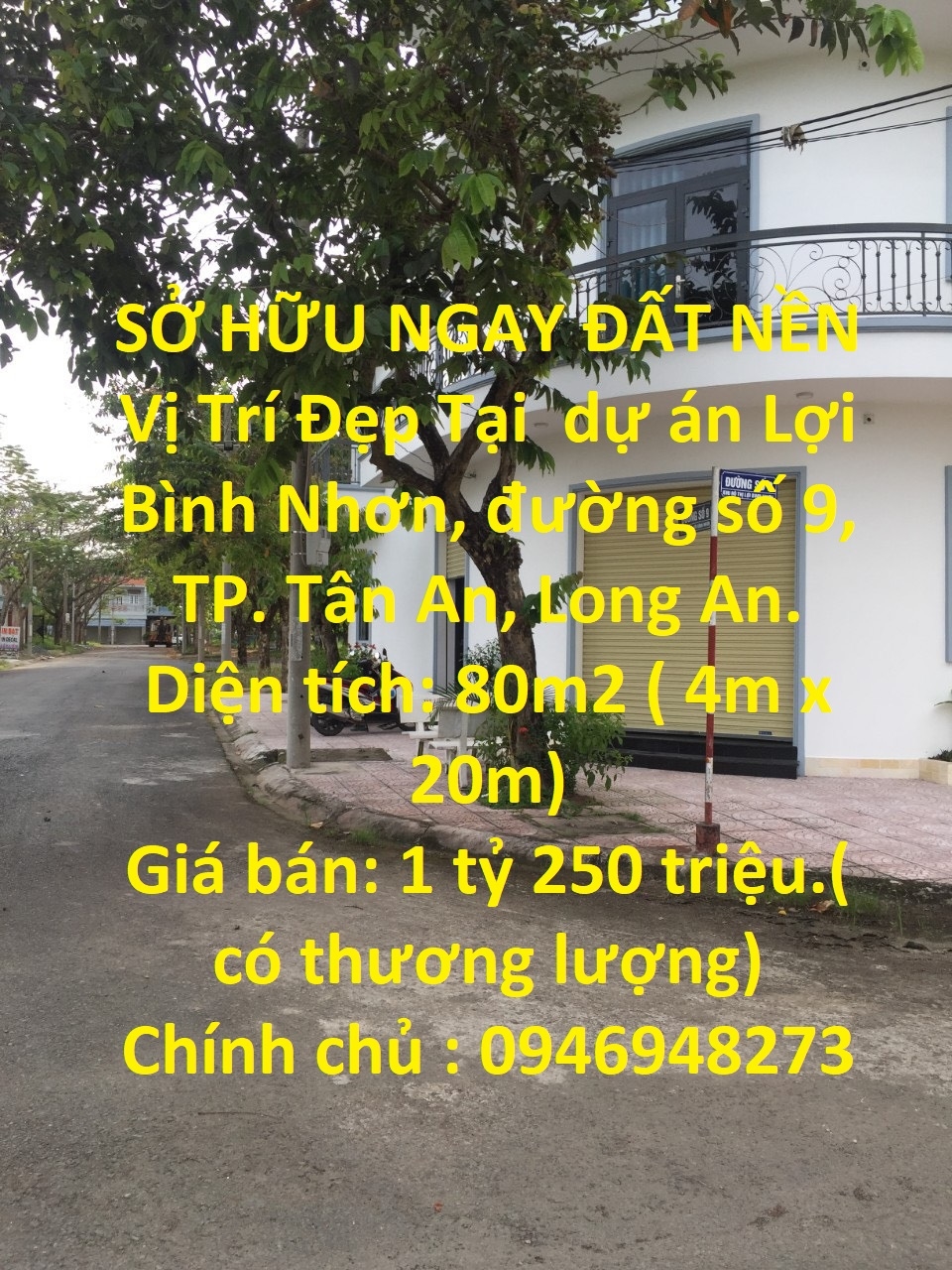 SỞ HỮU NGAY ĐẤT NỀN Vị Trí Đẹp Tại TP. Tân An, Long An.