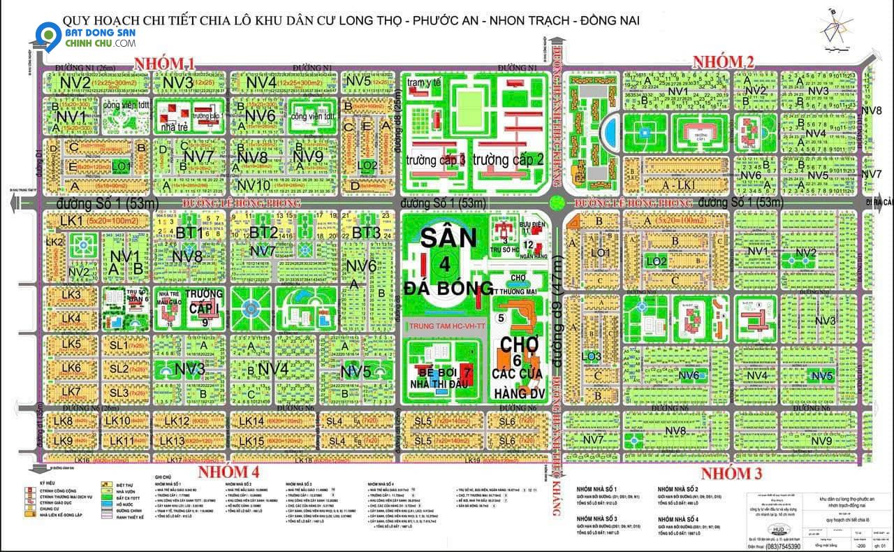 Saigonland Nhơn Trạch - Chuyên mua bán đất nền dự án Hud - XDHN - Ecosun - Thành Hưng Nhơn Trạch