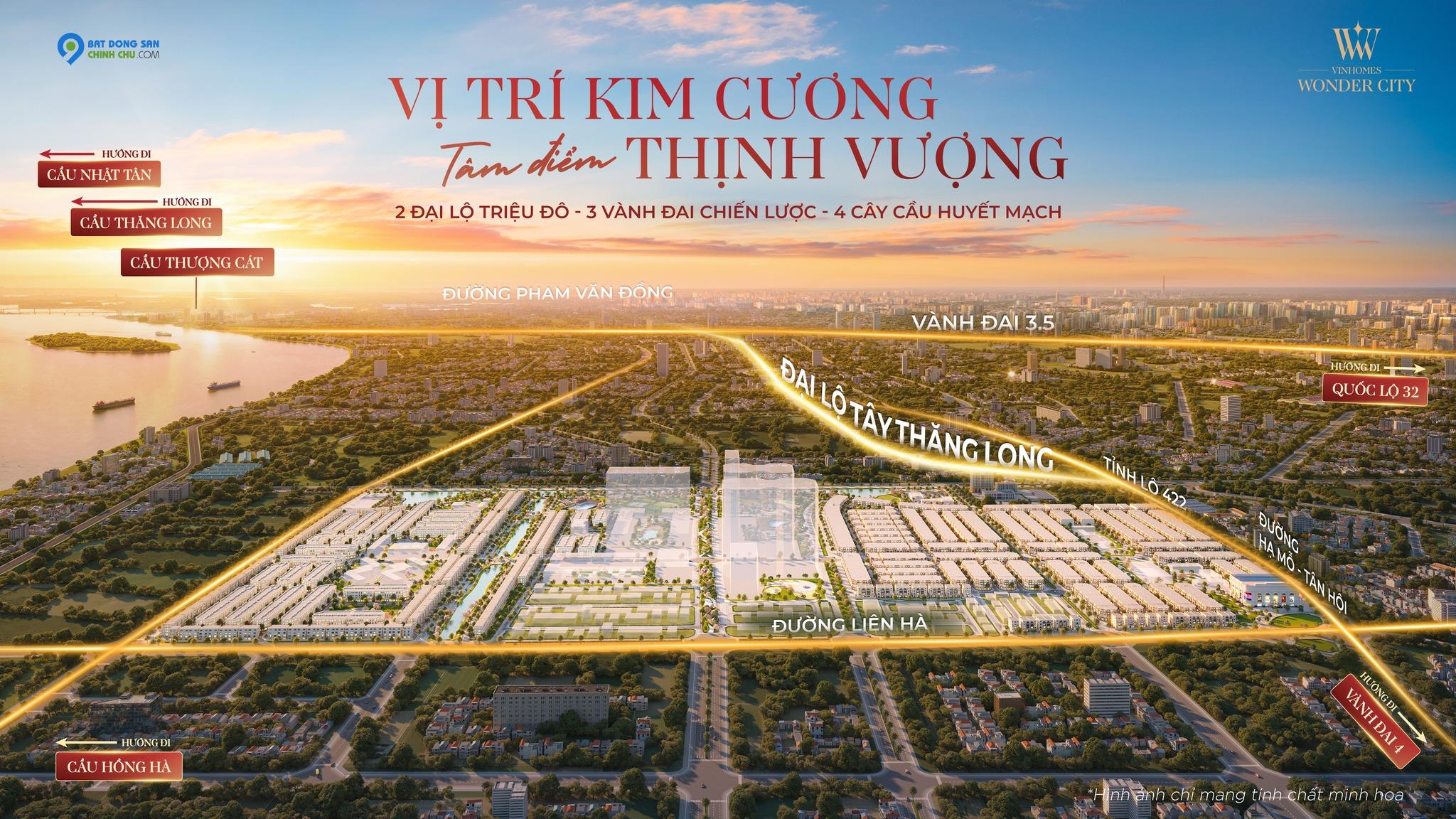 Vinhomes Wonder City - Đan Phượng. - VỐN 7 TỶ SỞ HỮU NHÀ VƯỜN. Chính Sách Ưu Đãi Chưa Từng Có. Số Căn Có Hạn