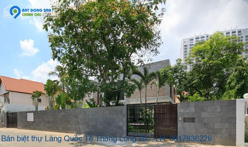 Vỡ nợ cần bán biệt thự Làng Quốc Tế Thăng Long 700m2 giá rẻ