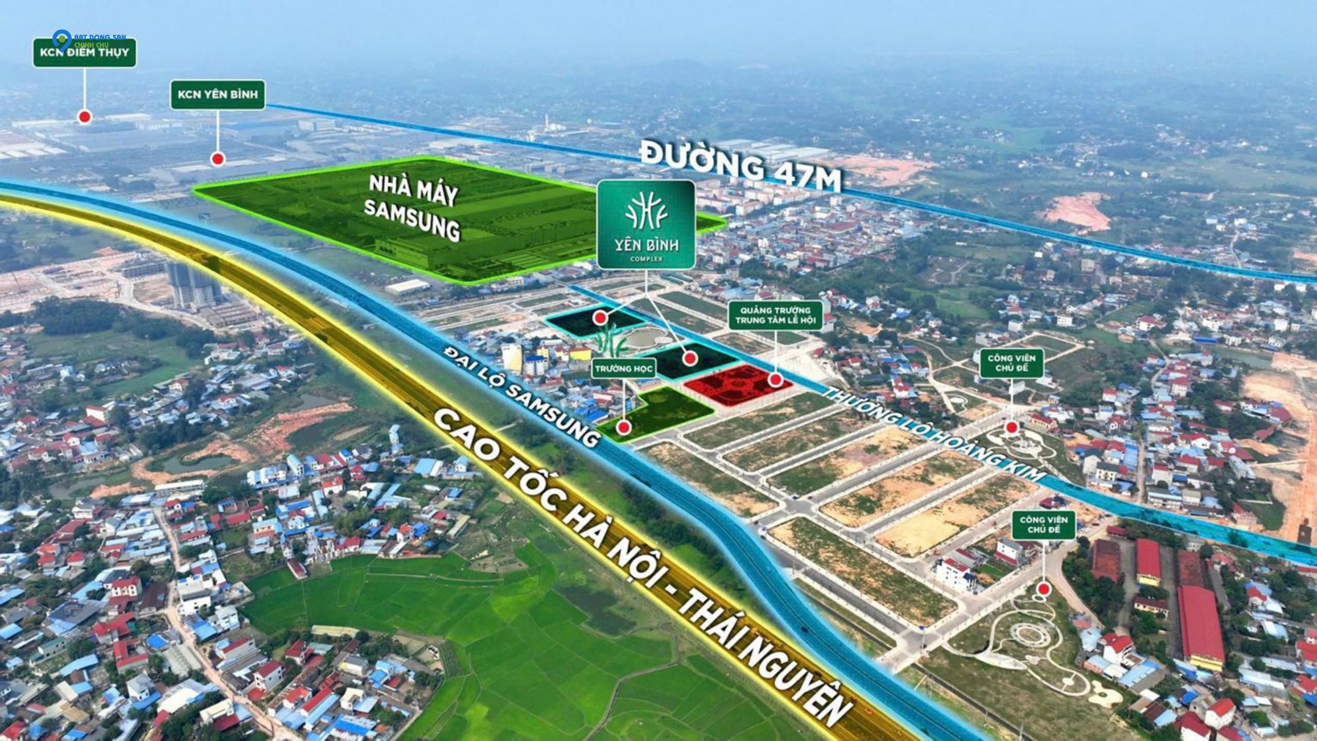 YÊN BÌNH COMPLEX, CẠNH NHÀ MÁY SAMSUNG, DỄ CHO THUÊ, TỪ 399 TRIỆU
