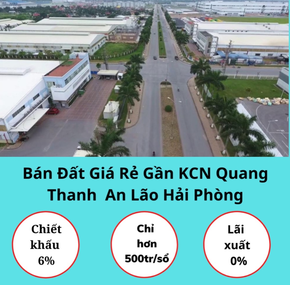 bán đất sẵn sổ tại Quang Hưng An Lão Hải Phòng.