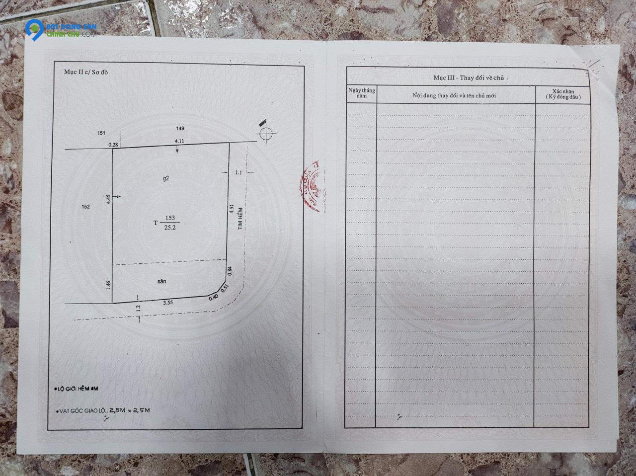 chính chủ bán nhà 870/43/28 lạc long quân p8 tân bình sổ cn 25m hẻm 4m 2,65 tỉ