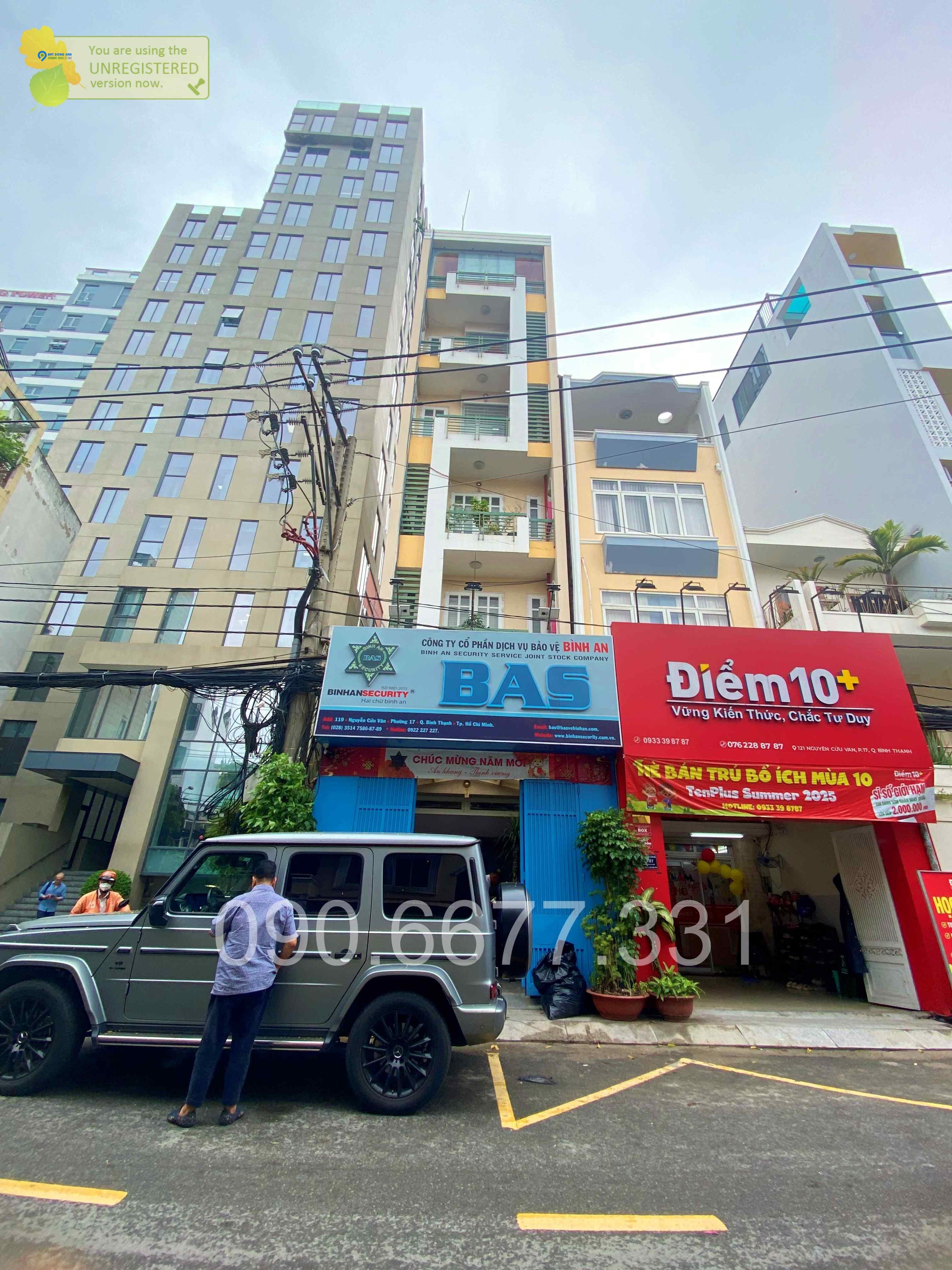 ‼️ Nguyễn Cửu Vân - Nhà mặt tiền - 7 tầng - 90m2 vuông vức - 2X tỷ thương lượng
