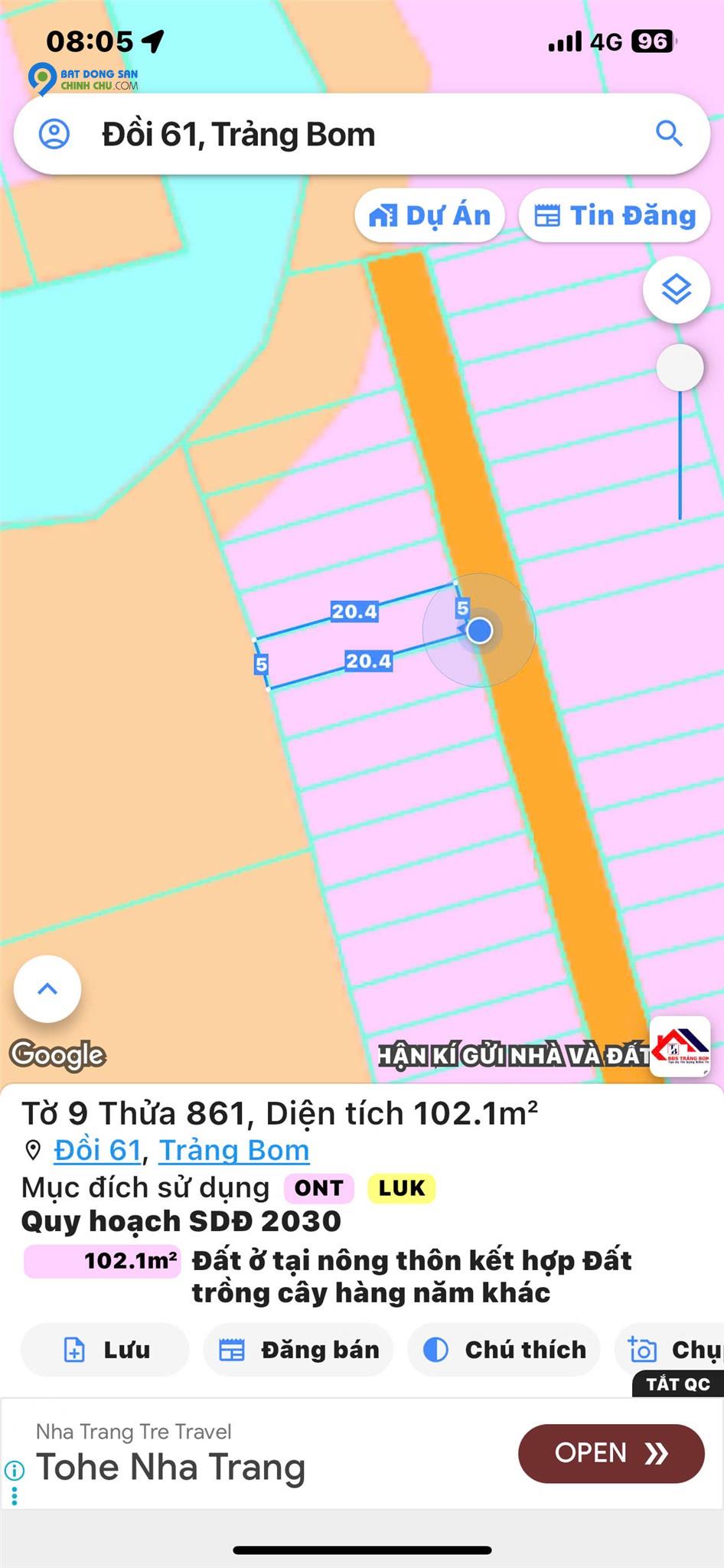 🌟 CHÍNH CHỦ BÁN LÔ ĐẤT TRUNG TÂM XÃ ĐỒI 61 – GIÁ CHỈ 880 TRIỆU – SỔ RIÊNG, THỔ CƯ 🌟
