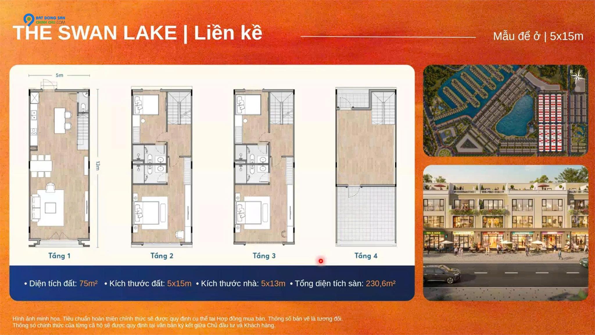 🌟 The Swan Lake – Phân khu "kim cương" tại Vinhomes Green City 🌟