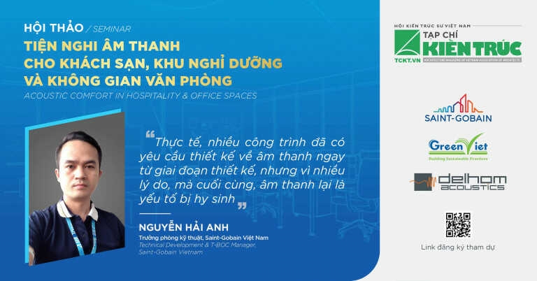  Kiểm soát âm thanh đang là vấn đề thiết yếu cần được quan tâm trong xây dựng