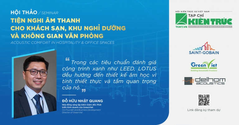  Vấn đề âm học trong các tiêu chuẩn đánh giá Công trình Xanh tại Việt Nam và trên thế giới